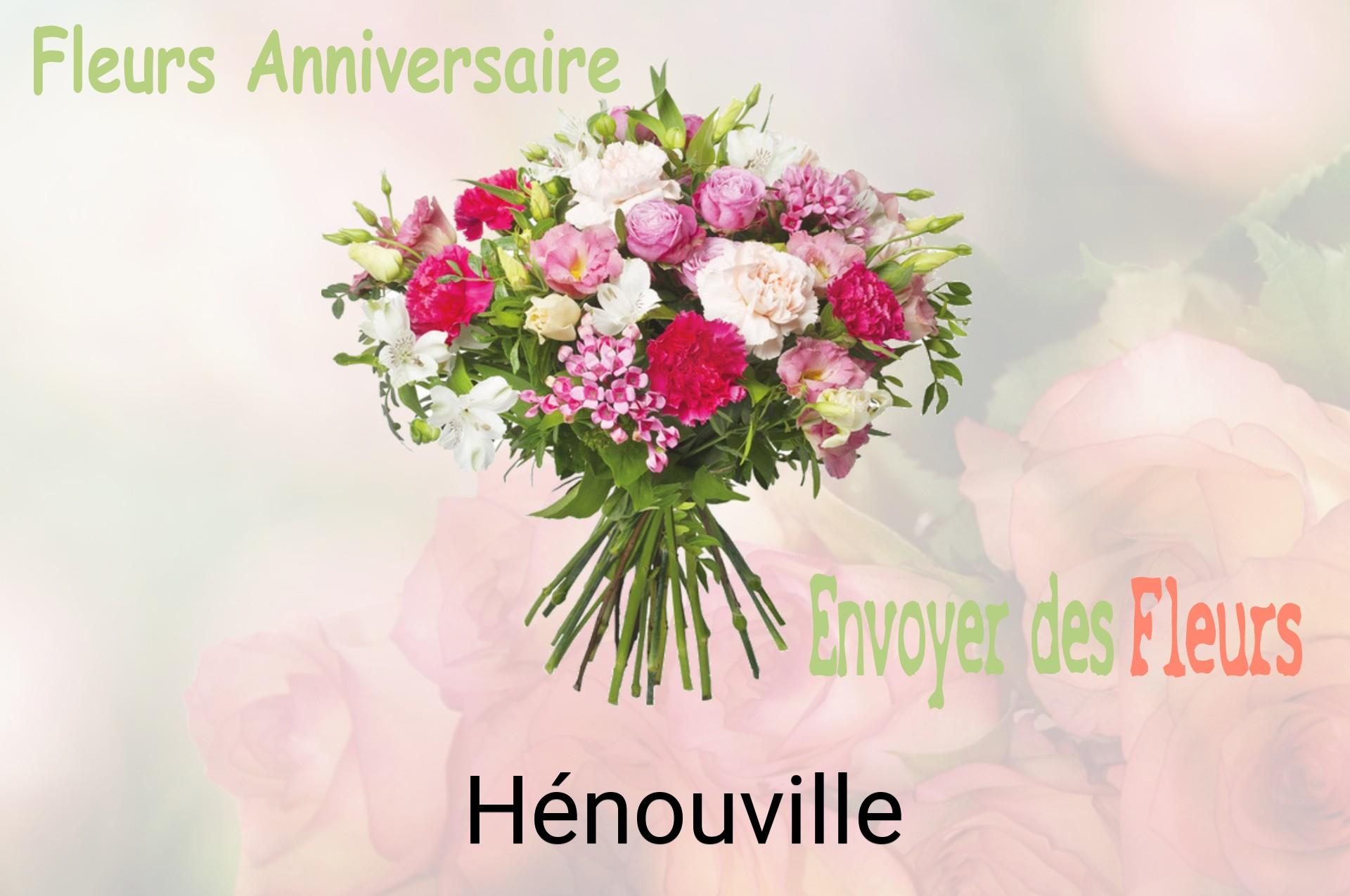 Bouquet de fleurs d’anniversaire livré à Hénouville