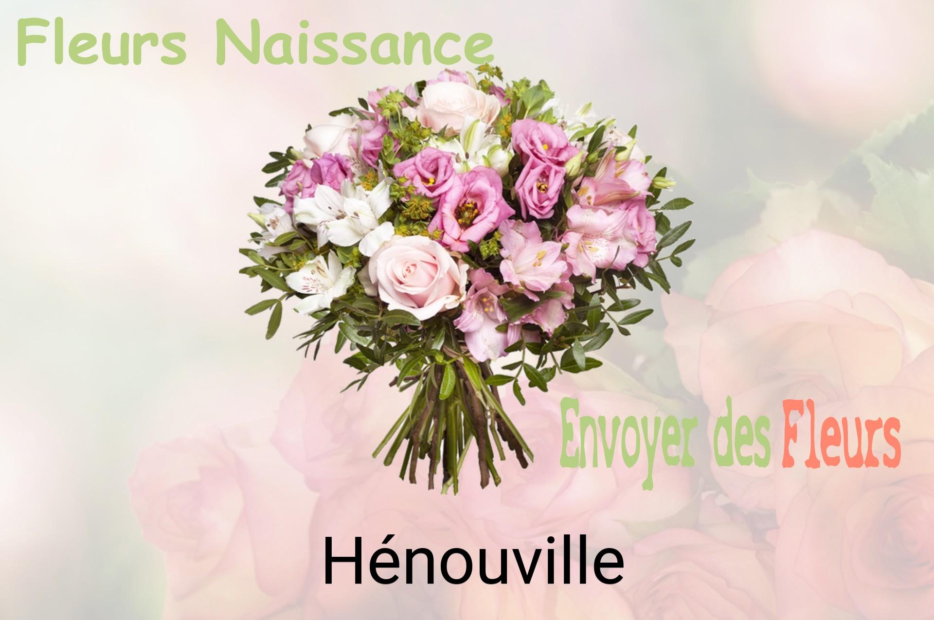 Bouquet de fleurs de naissance livré à Hénouville